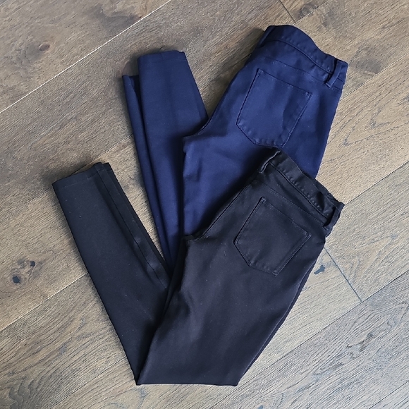 J. Crew Pants - J.Crew Gigi Slim Ankle Pants Bundle Size 4 Black & Navy